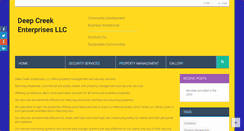 Desktop Screenshot of deepcreekenterprisesllc.com