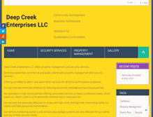 Tablet Screenshot of deepcreekenterprisesllc.com